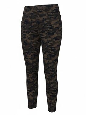 JAG JEANS MARLA Pull On Camo Pointe Leggings in Green/Camo Size Large